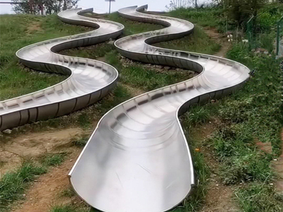 舒蘭不銹鋼S滑梯